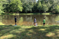 Grandkids-Enjoying-the-Pond-Summer-2022-Courtesy-Cushman-Family